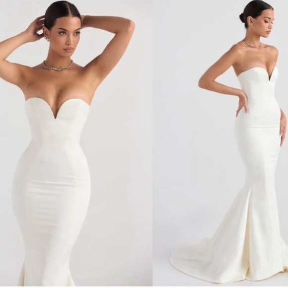 NWOT HOUSE OF CB GISSELLE wedding dress - Picture 2 of 9